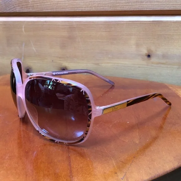 Dior Diorita sunglasses M14S2 gradient lens Tortoise shell gold pink frame - Picture 1 of 13